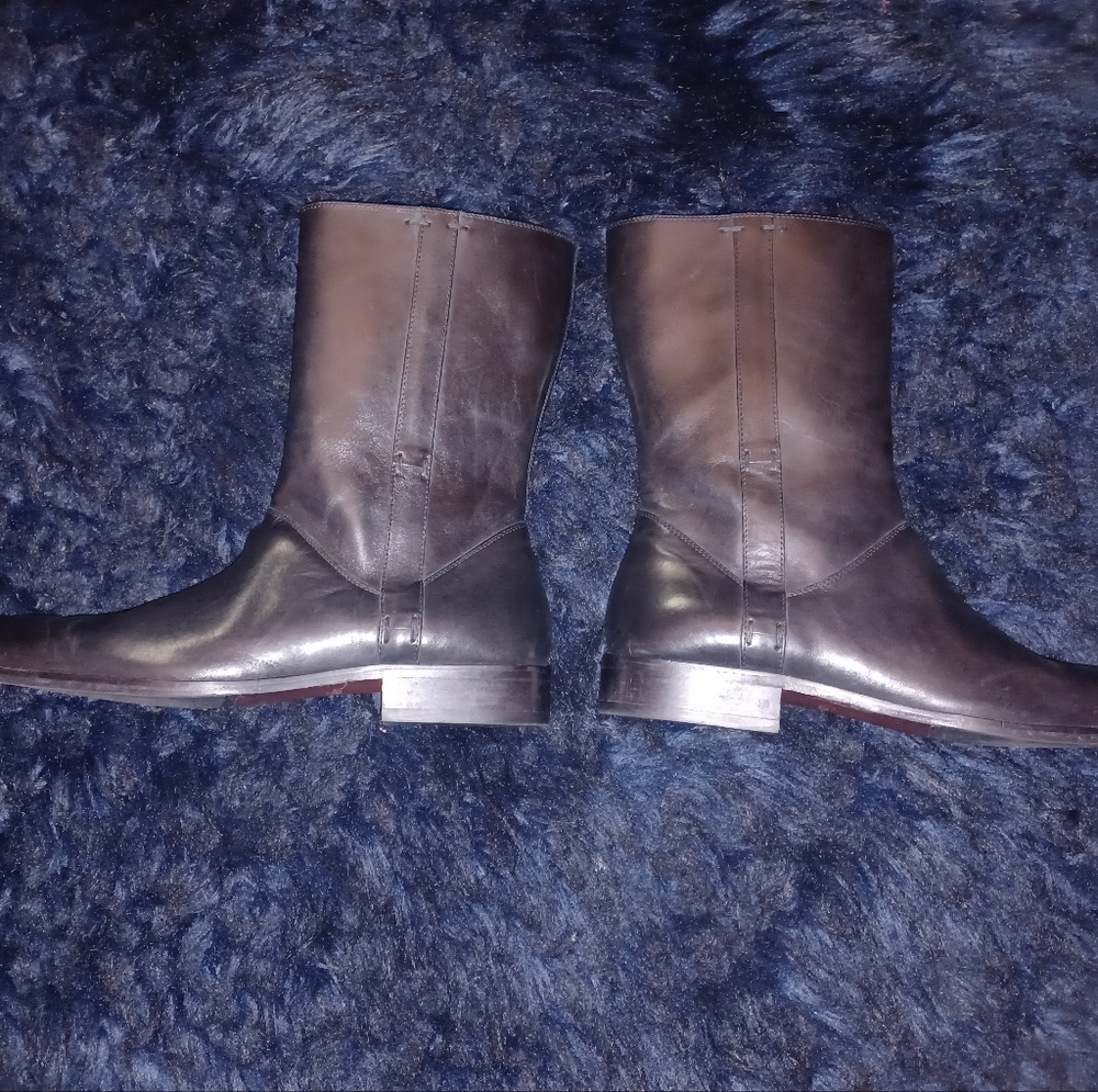 Calvin Klein leather riding boots